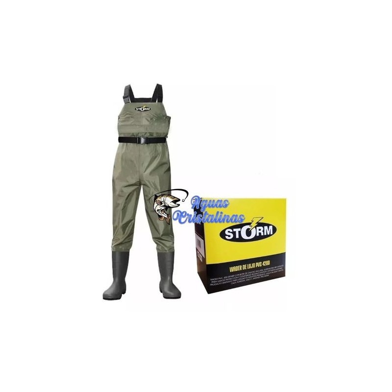 STORM WADER DE PVC 420 DENNIER CON BOTAS NUMERO 43