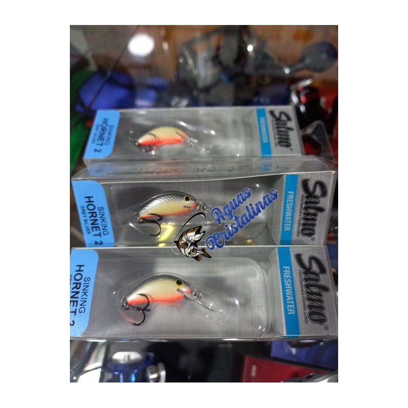 SALMO HORNET 2 GREY SILVER SINKING