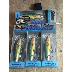 SALMO MINNOW 7 REAL BROWN TROUT SINKING