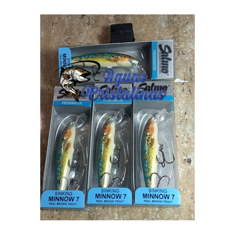 SALMO MINNOW 7 REAL BROWN TROUT SINKING