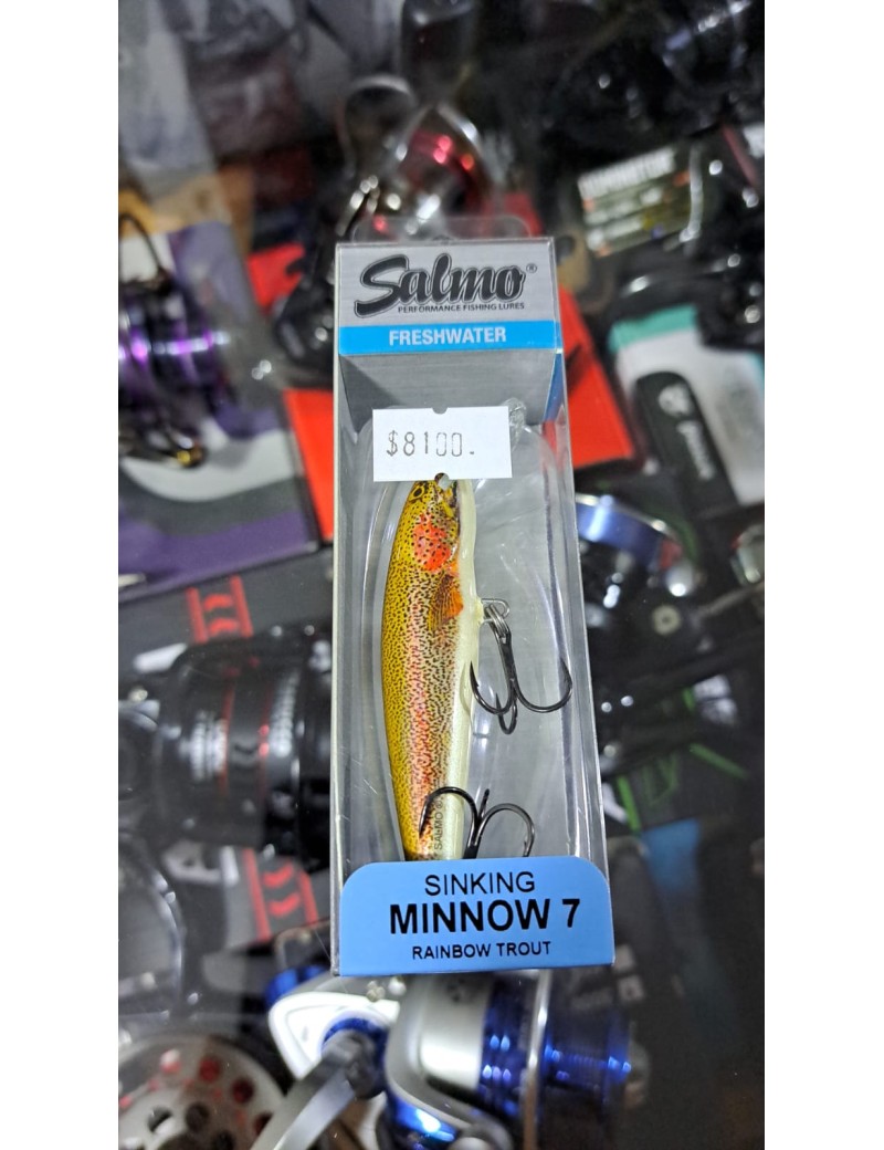 SALMO MINNOW 7 RAINBOW TROUT SINKING