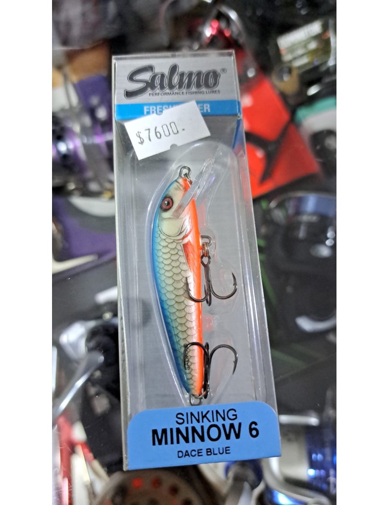 SALMO MINNOW 6 DACE BLUE SINKING