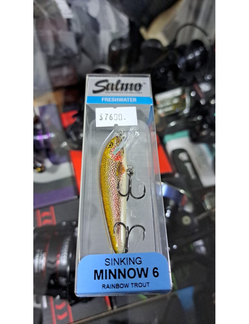 SALMO MINNOW 6 RAINBOW TROUT SINKING