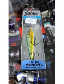 SALMO MINNOW 6 REAL BROWN...