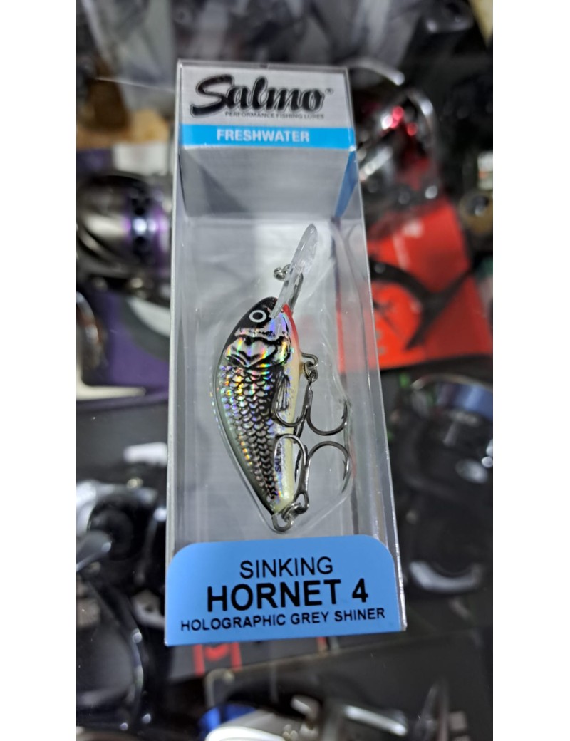 SALMO HORNET 4 SINKING HOLOGRAPHIC GREY SHINNER