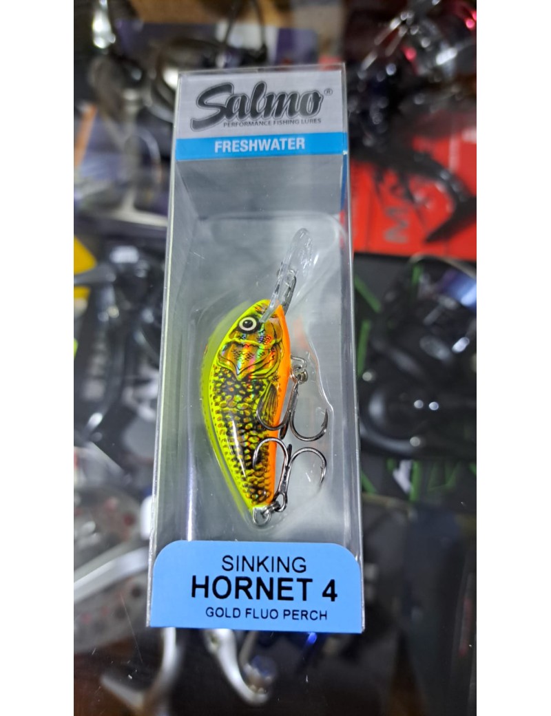 SALMO HORNET 4 GOLD FLUO PERCH SINKING