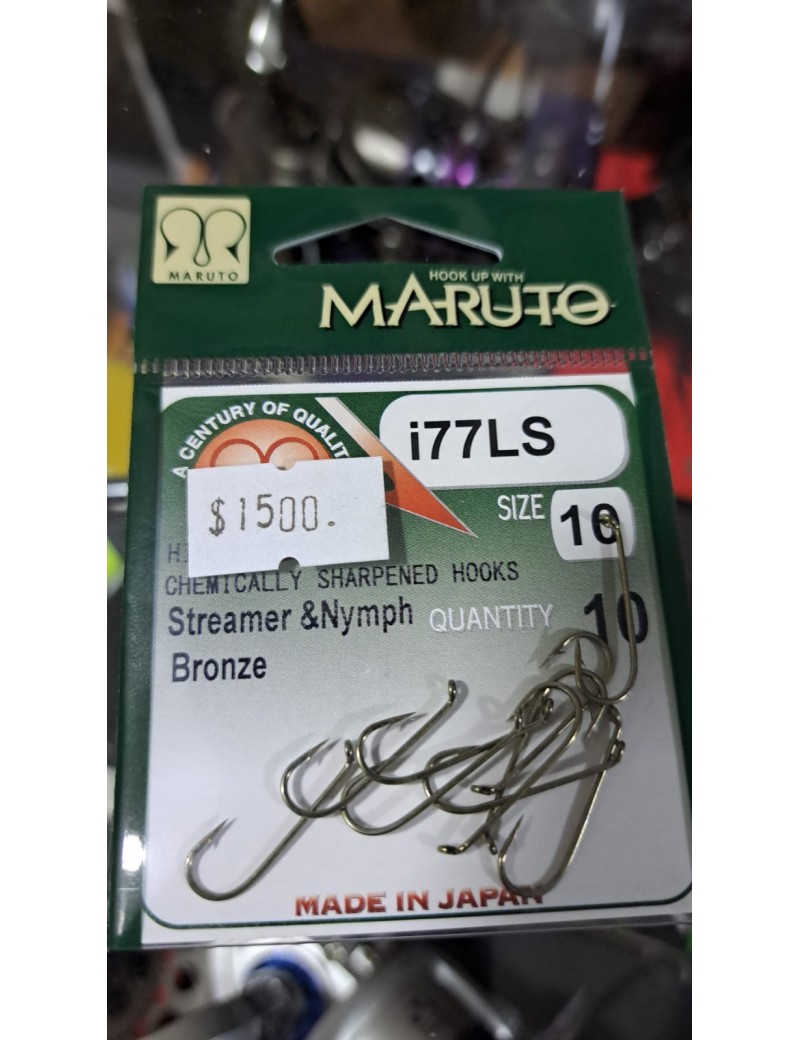 MARUTO ANZUELO STREAMER Y NINFA NUMERO 10, 10UNID.