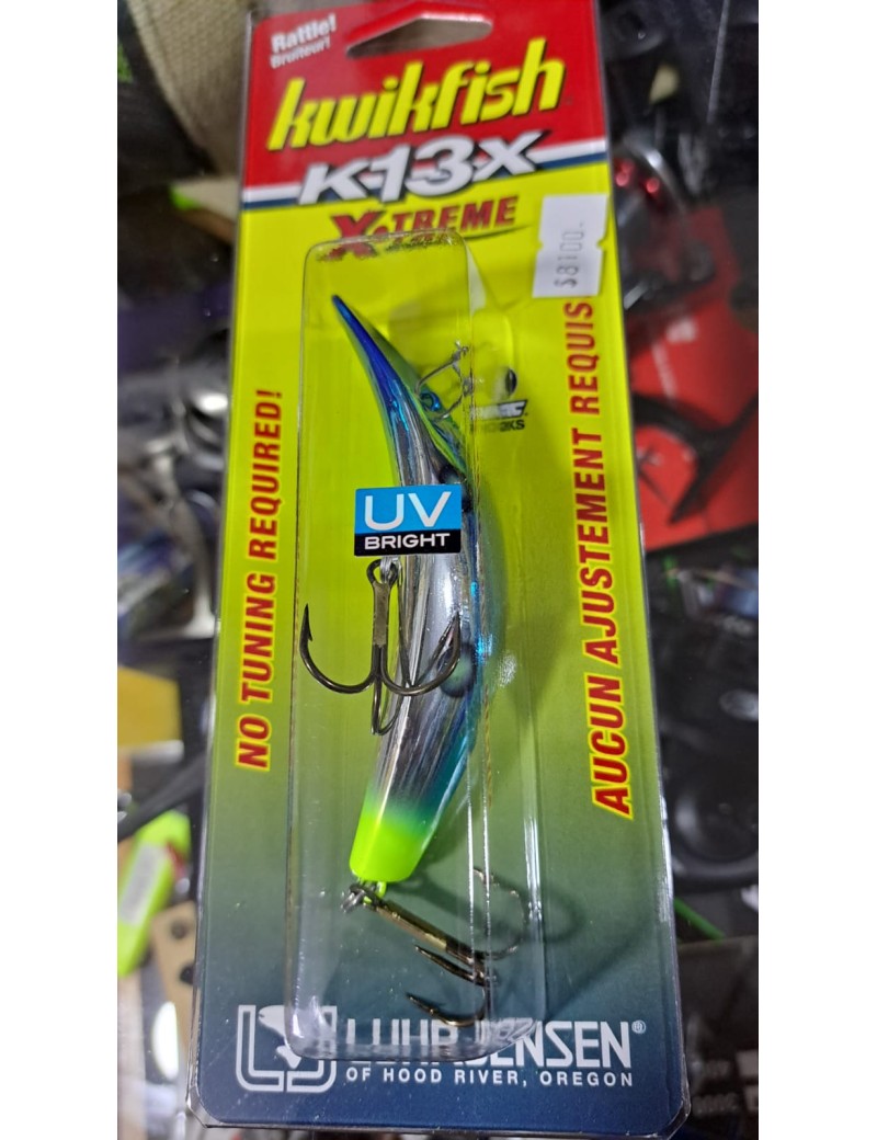 LUHR JENSEN K13X BLUE/CHARTREUSE UV