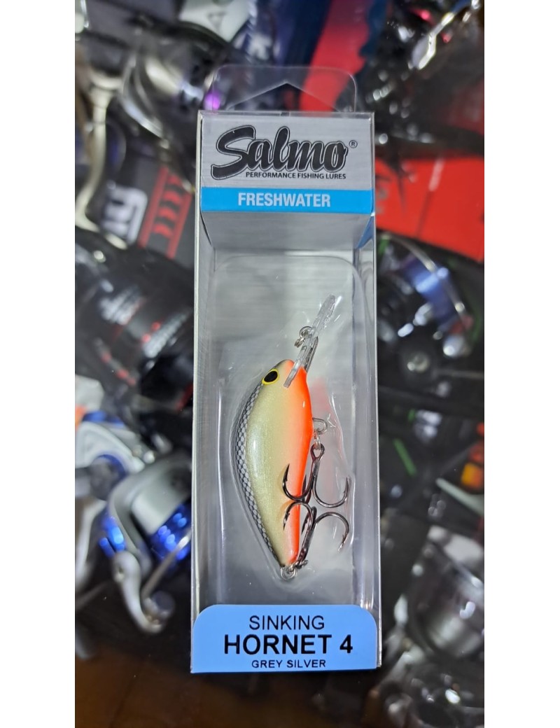  Salmo Hornet Rattle 4.5 Floating Lure H45F-SHS Silver