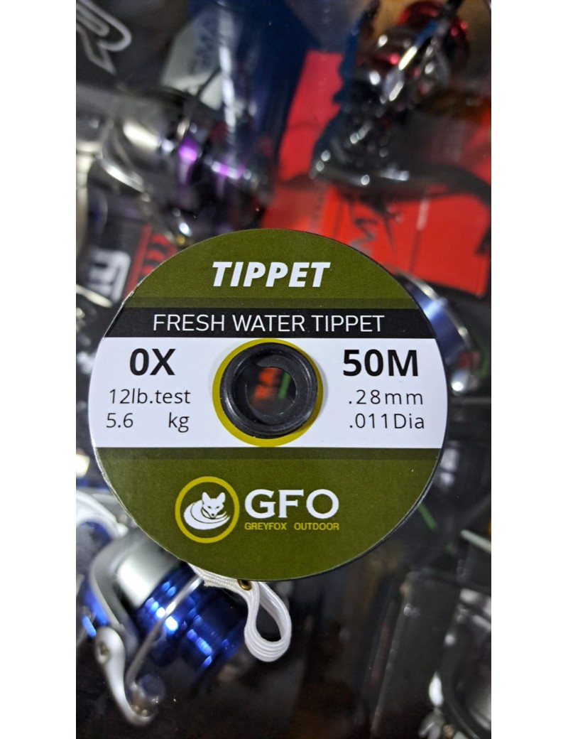 TIPPET 0X, 50 METROS, 5.6 KG, 0.28MM