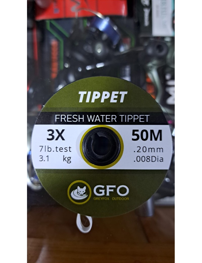 TIPPET 3X, 50 METROS, 3.1KG, 0.20MM