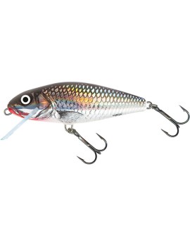 SALMO PERCH 8 HOLOGRAPHIC GREY SHINER FLOATING