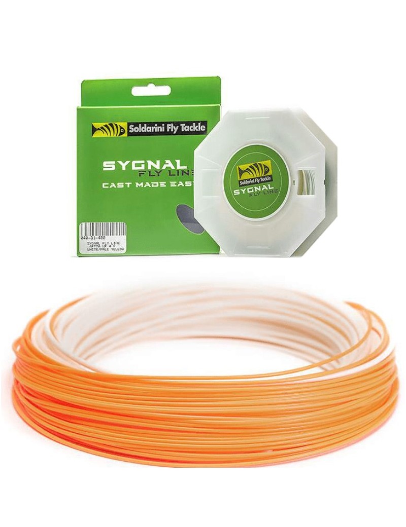 SOLDARINI SYGNAL FLY LINE WF7F WHITE/FLUOR ORANGE