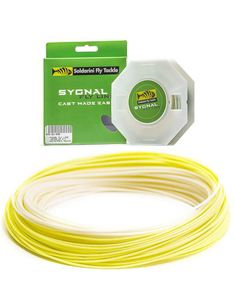 SOLDARINI SYGNAL FLY LINE WF4F WHITE/PALE YELLOW